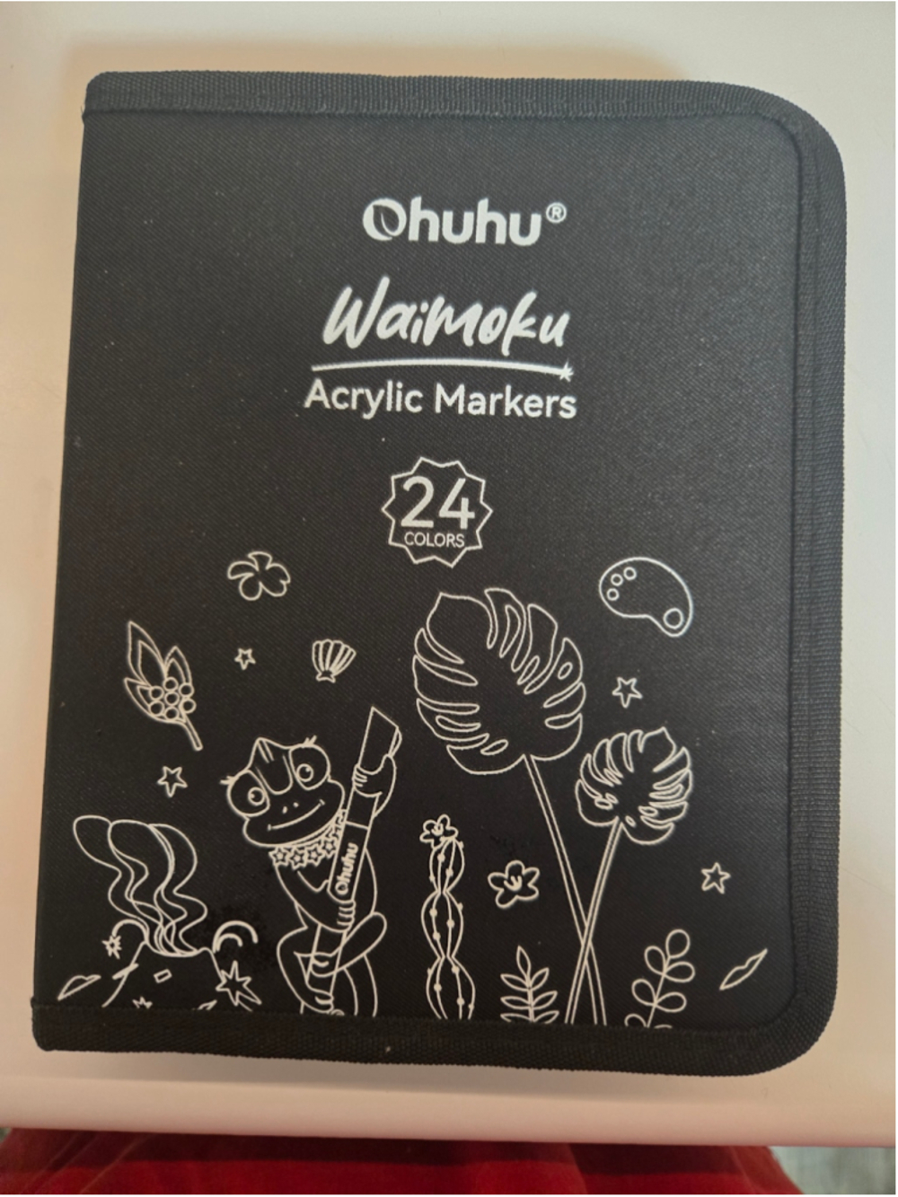 Ohuhu Waimoku Acrylic Paint Marker Set 24 Colors One Size Black